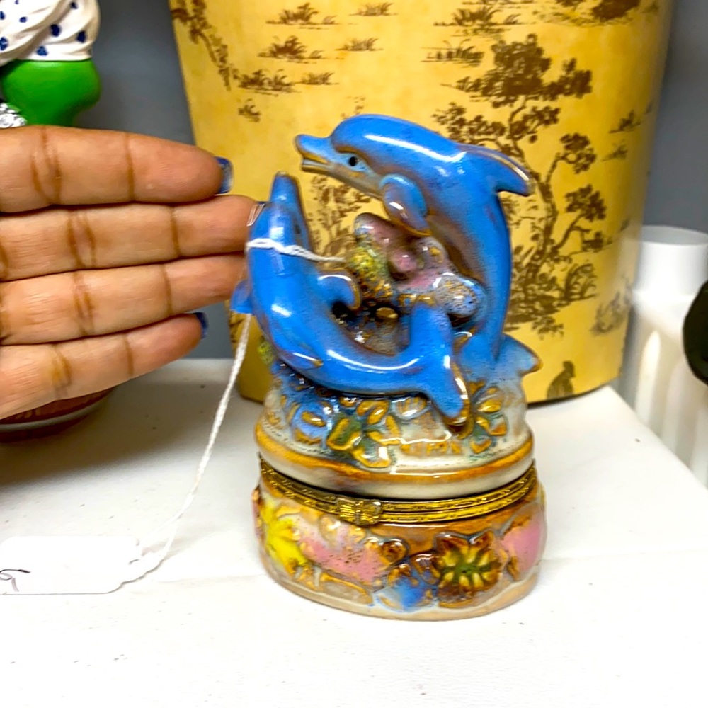Dolphin trinket tray